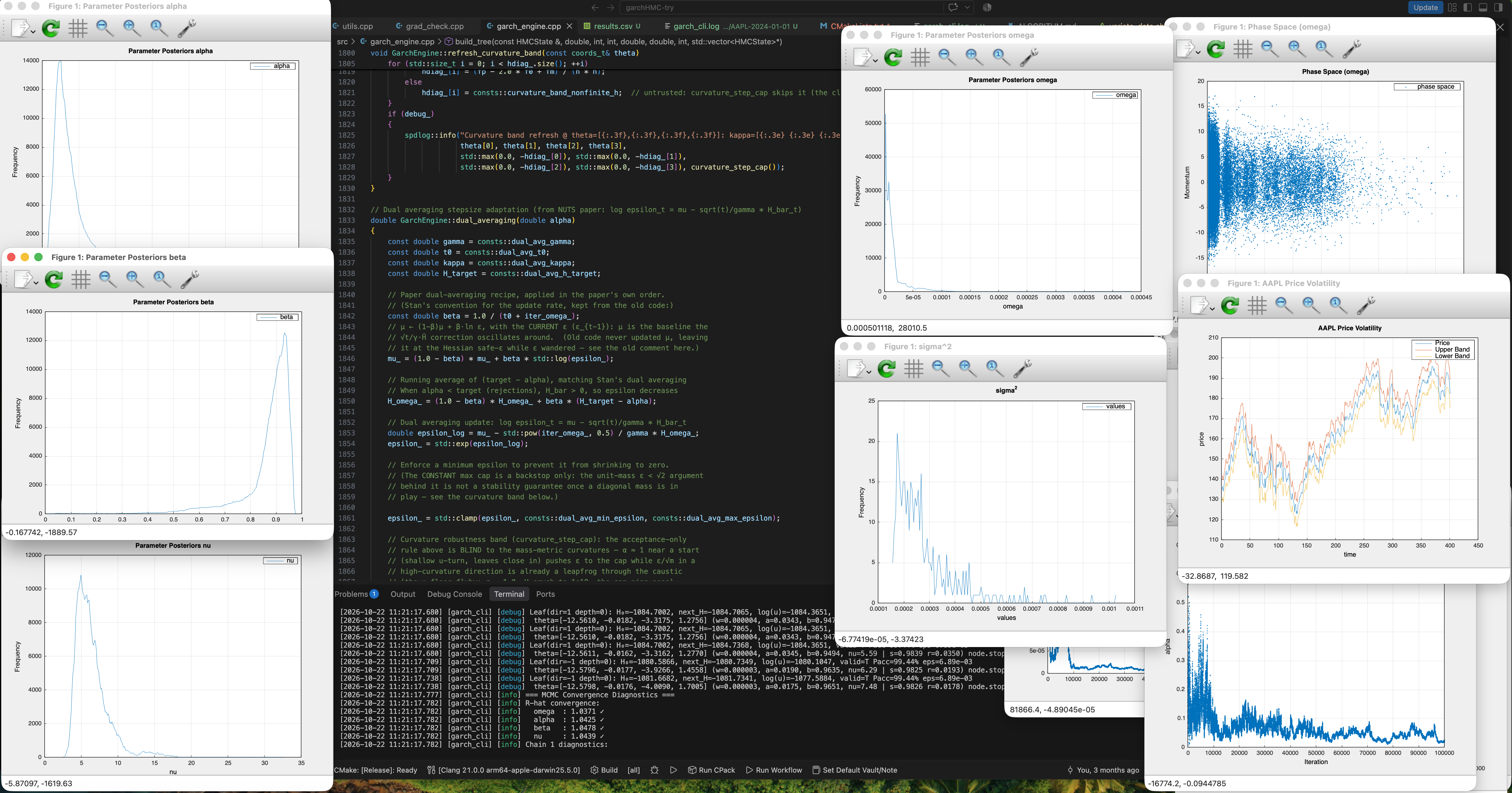 Development desktop screenshot
